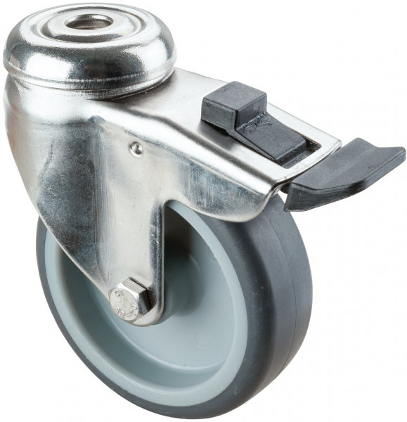 Stainless steel equipment castor Art.-Nr. G121.A80.077