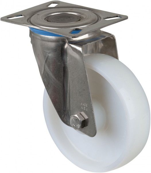 Stainless steel transport castor Art.-Nr. H100.A90.160