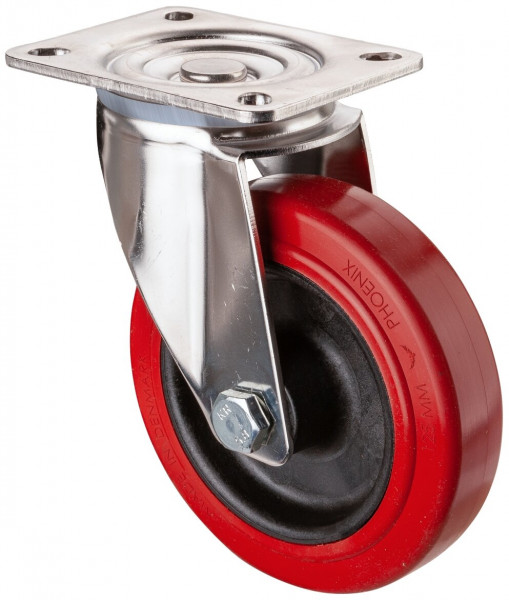 Stainless steel transport castor Art.-Nr. H100.B21.125