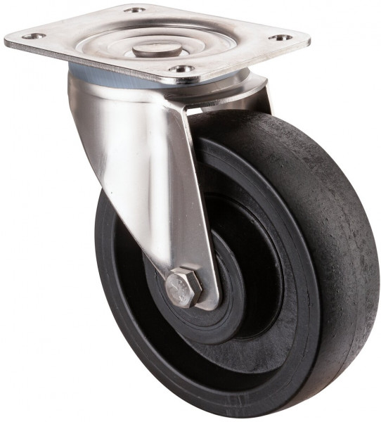 Stainless steel transport castor Art.-Nr. H100.B22.160