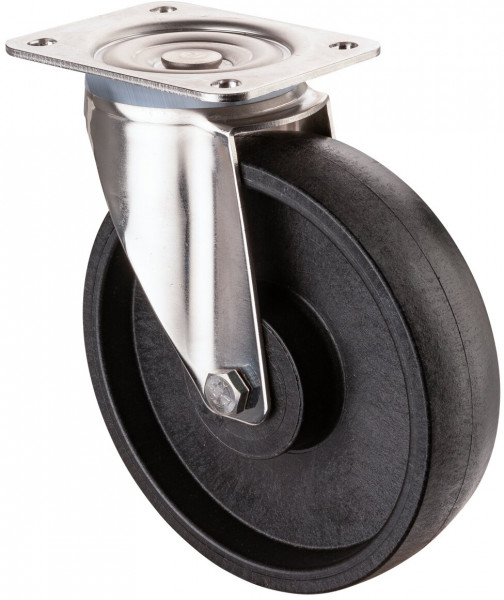 Stainless steel transport castor Art.-Nr. H100.B22.200