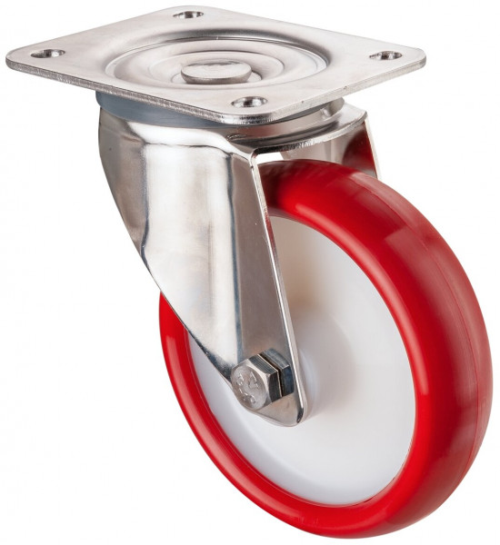 Stainless steel transport castor Art.-Nr. H100.B26.151