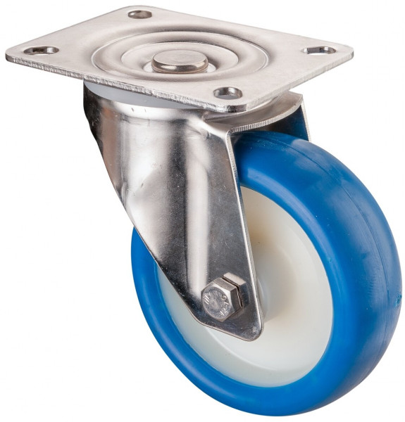 Stainless steel transport castor Art.-Nr. H100.B32.101