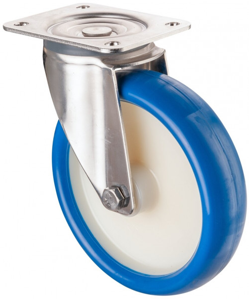 Stainless steel transport castor Art.-Nr. H100.B32.201