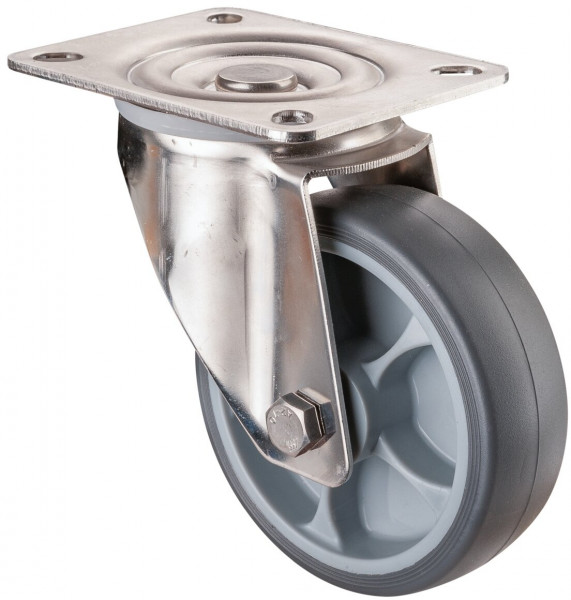 Stainless steel transport castor Art.-Nr. H100.B43.101