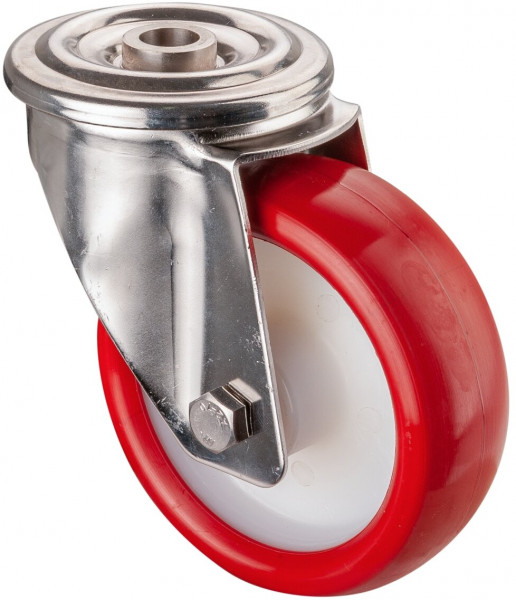 Stainless steel transport castor Art.-Nr. H101.B26.101