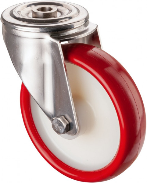 Stainless steel transport castor Art.-Nr. H101.B26.160