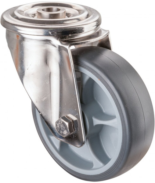 Stainless steel transport castor Art.-Nr. H101.B43.101