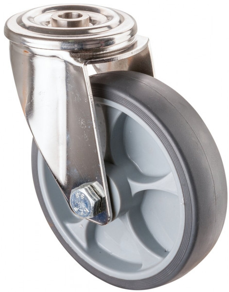 Stainless steel transport castor Art.-Nr. H101.B43.127