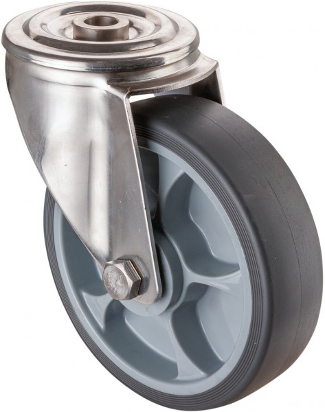 Stainless steel transport castor Art.-Nr. H101.B43.160