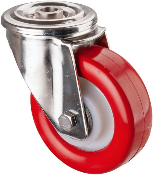 Stainless steel transport castor Art.-Nr. H101.B71.100