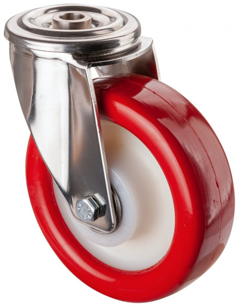 Stainless steel transport castor Art.-Nr. H101.B71.125