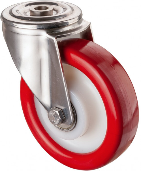 Stainless steel transport castor Art.-Nr. H101.B71.160