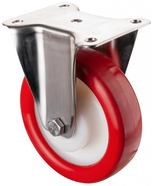 Stainless steel transport castor Art.-Nr. H110.B28.160