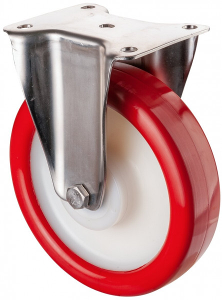Stainless steel transport castor Art.-Nr. H110.B28.200