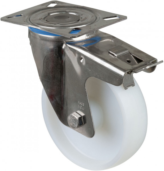 Stainless steel transport castor Art.-Nr. H120.A90.160