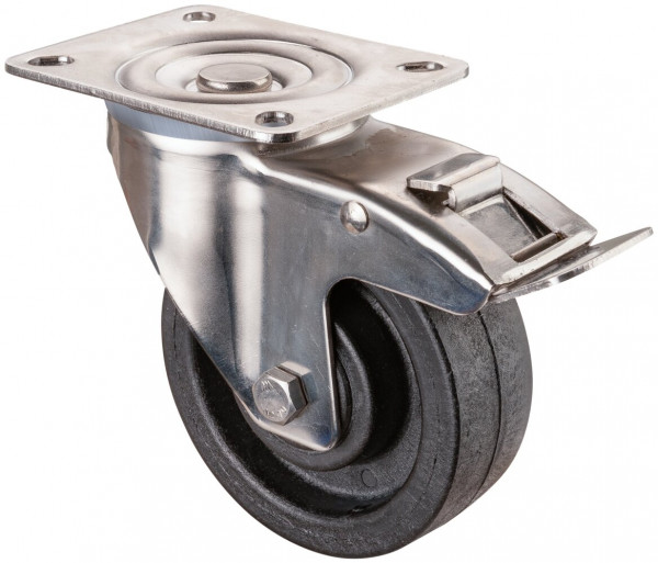 Stainless steel transport castor Art.-Nr. H120.B22.102