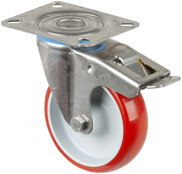 Stainless steel transport castor Art.-Nr. H120.B26.101