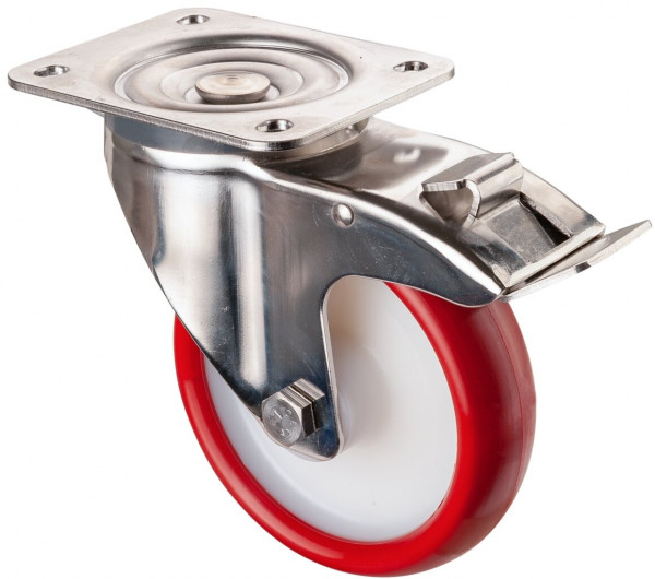 Stainless steel transport castor Art.-Nr. H120.B26.151