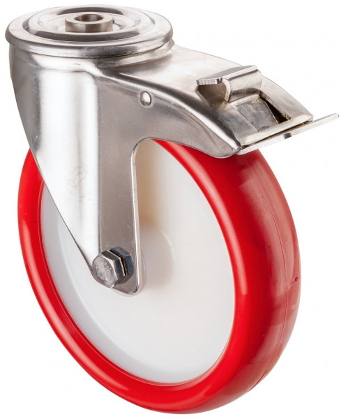 Stainless steel transport castor Art.-Nr. H121.B26.201