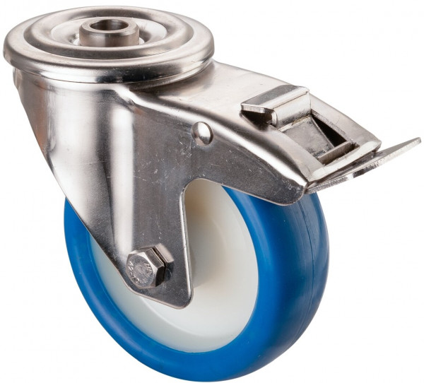 Stainless steel transport castor Art.-Nr. H121.B32.101