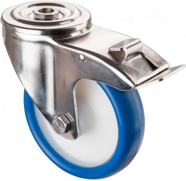 Stainless steel transport castor Art.-Nr. H121.B32.151