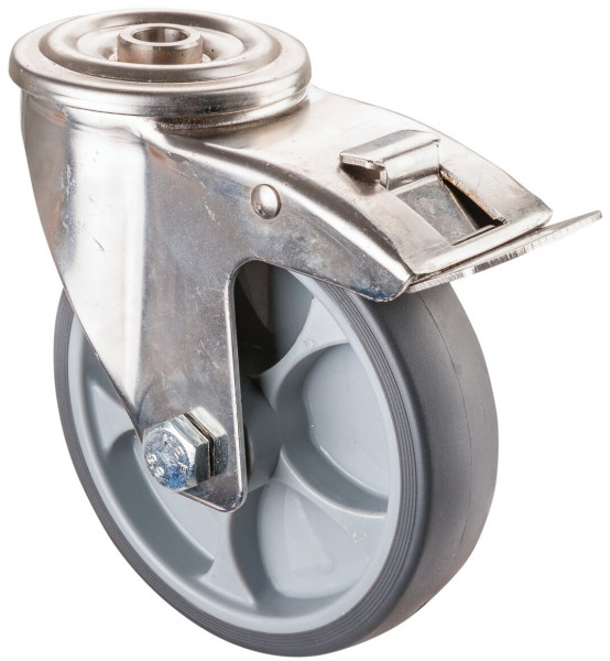 Stainless steel transport castor Art.-Nr. H121.B43.127