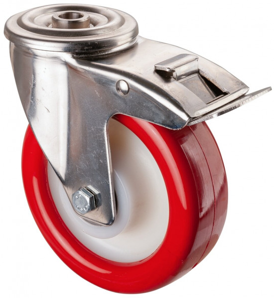 Stainless steel transport castor Art.-Nr. H121.B71.125