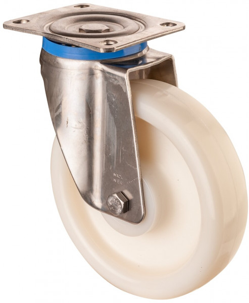 Stainless steel heavy-duty wheels Art.-Nr. HS100.B14.202