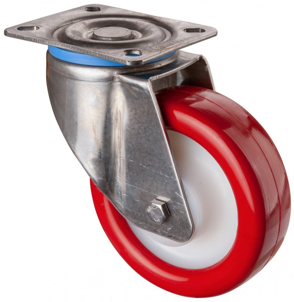 Stainless steel heavy-duty wheels Art.-Nr. HS100.B27.127