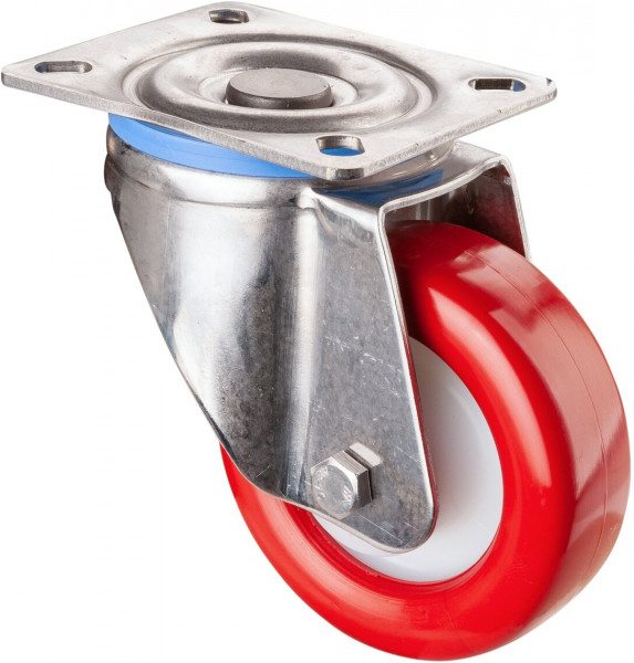 Stainless steel heavy-duty wheels Art.-Nr. HS100.B28.101