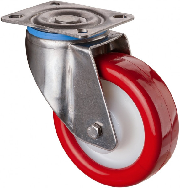 Stainless steel heavy-duty wheels Art.-Nr. HS100.B28.127