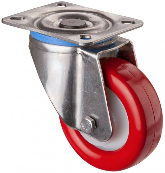 Stainless steel heavy-duty wheels Art.-Nr. HS100.B71.100