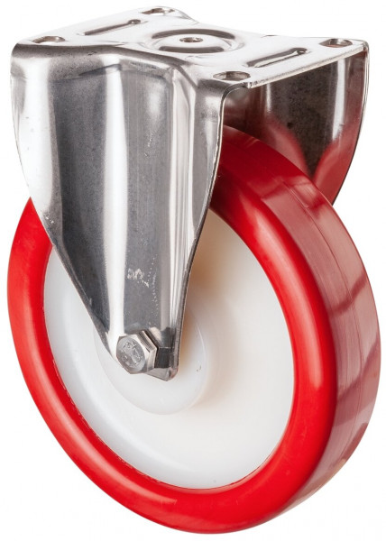 Stainless steel heavy-duty wheels Art.-Nr. HS110.B27.202