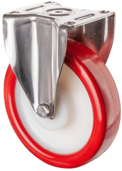 Stainless steel heavy-duty wheels Art.-Nr. HS110.B28.202