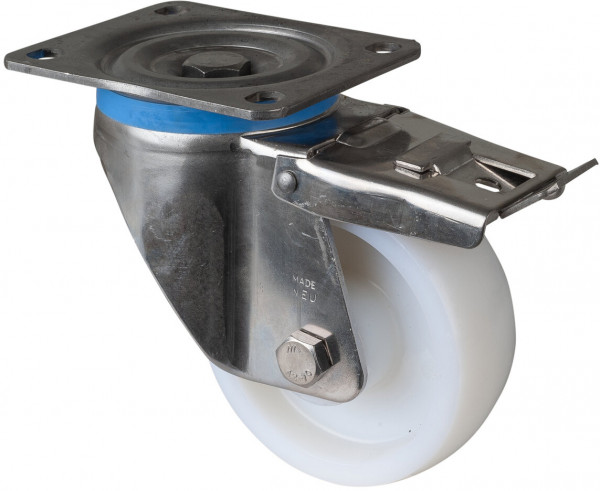 Stainless steel transport castor Art.-Nr. HS120.A90.126