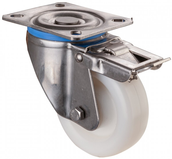 Stainless steel heavy-duty wheels Art.-Nr. HS120.B14.101