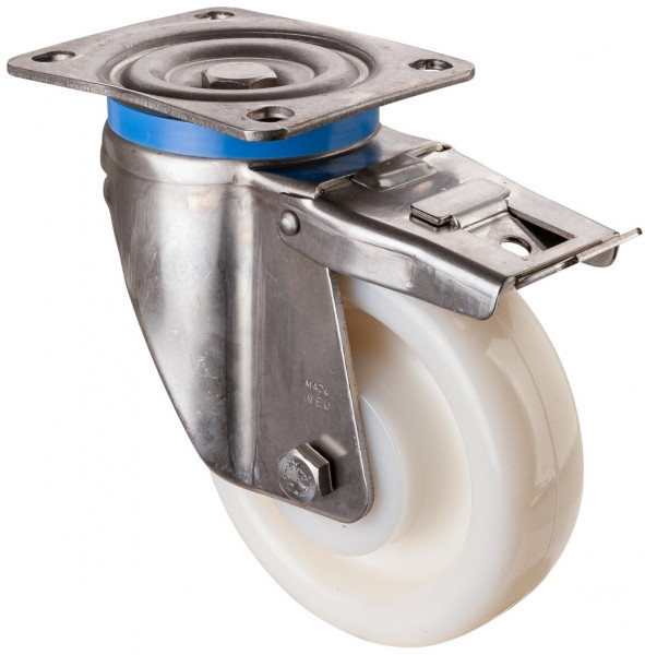 Stainless steel heavy-duty wheels Art.-Nr. HS120.B14.153