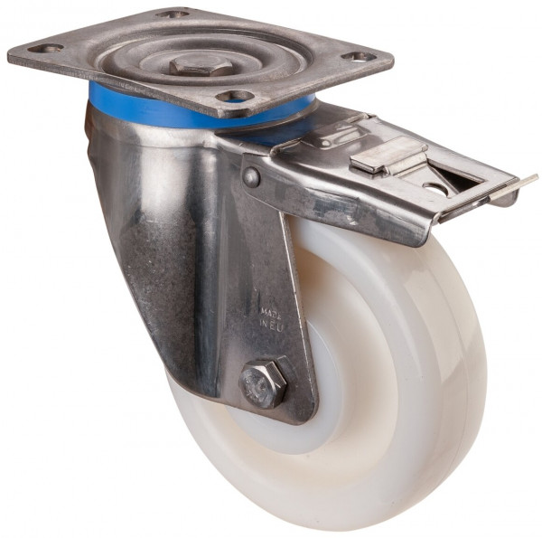 Stainless steel heavy-duty wheels Art.-Nr. HS120.B14.154