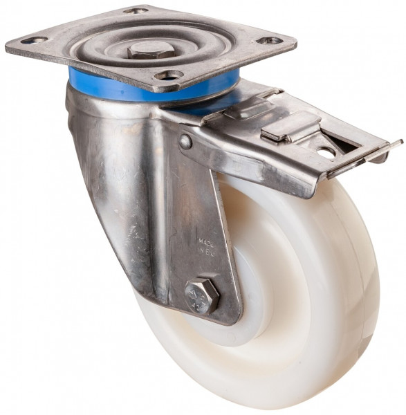 Stainless steel heavy-duty wheels Art.-Nr. HS120.B14.161