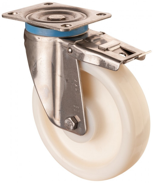 Stainless steel heavy-duty wheels Art.-Nr. HS120.B14.202