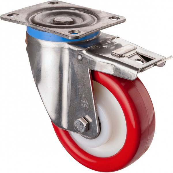 Stainless steel heavy-duty wheels Art.-Nr. HS120.B71.150