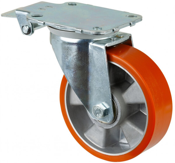 Swivel castor with central lock Art.-Nr. L440.B90.160