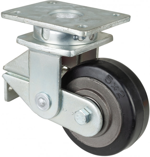 Heavy-duty castor with spring Art.-Nr. T100.B81.125