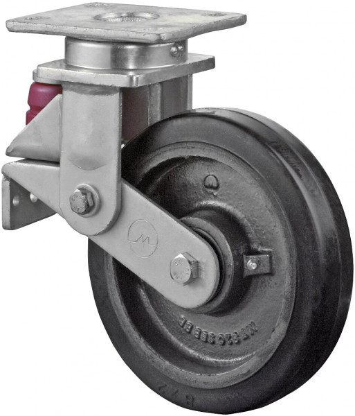 Heavy-duty castor with spring Art.-Nr. T100.B81.200