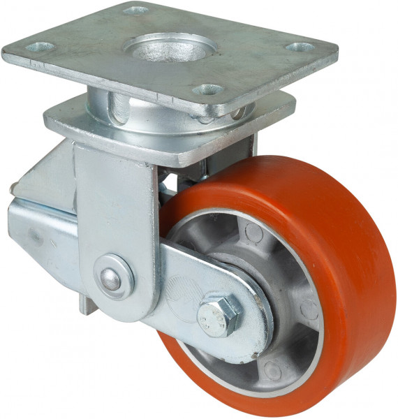 Heavy-duty castor with spring Art.-Nr. T100.B90.125