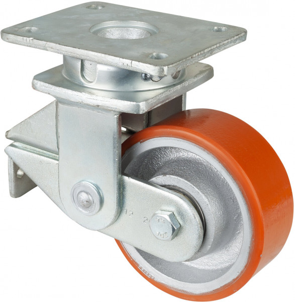 Heavy-duty castor with spring Art.-Nr. T100.C10.125