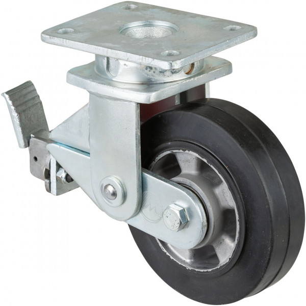 Schwerlastrolle mit Feder Art.-Nr. T120.B80.160