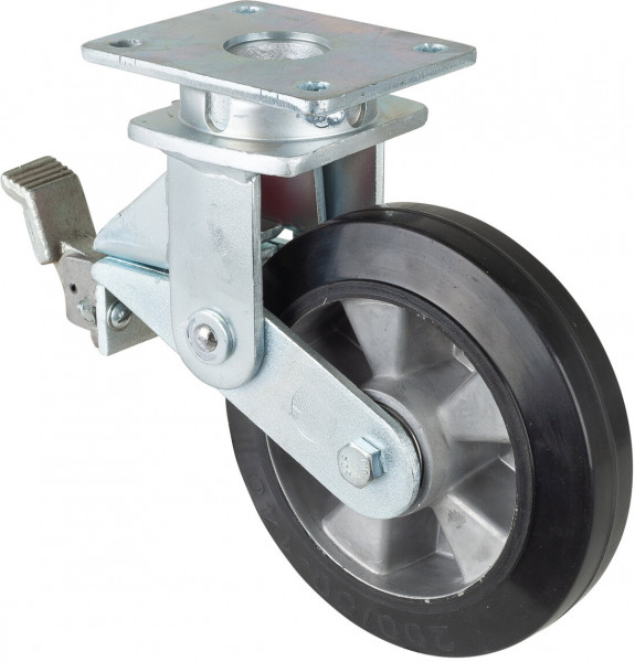 Schwerlastrolle mit Feder Art.-Nr. T120.B80.200