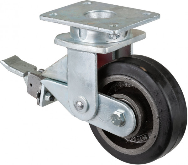 Schwerlastrolle mit Feder Art.-Nr. T120.B81.150